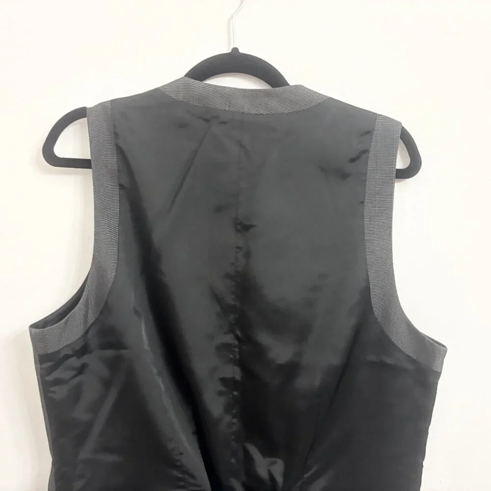 EUC Kenneth Cole Charcoal Gray Formal Vest - sz Small